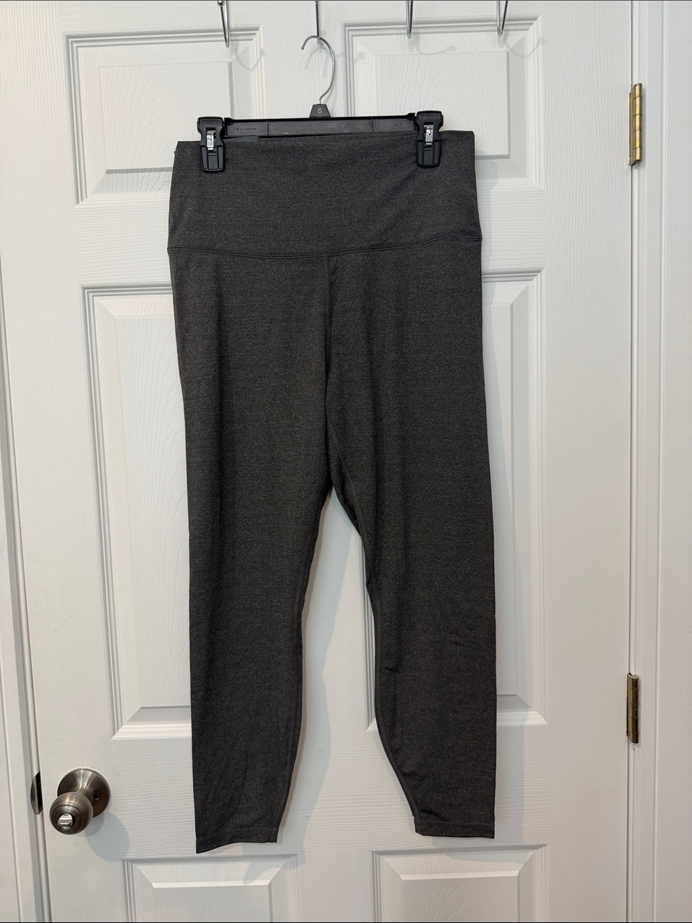 Charcoal High-Waist Athletic Leggings